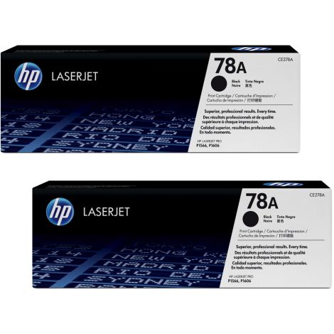 Toner HP CE278AD (78A), dvojbalení, černá (black), originál