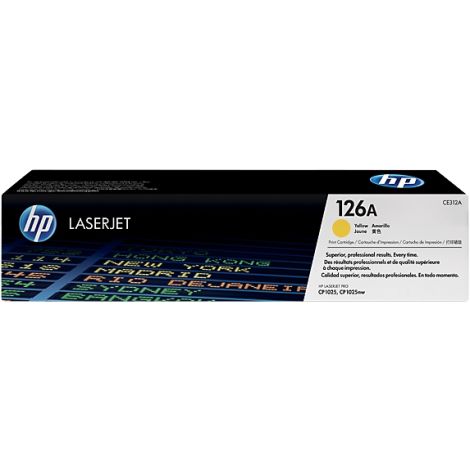 Toner HP CE312A (126A), žlutá (yellow), originál