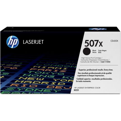 Toner HP CE400X (507X), černá (black), originál