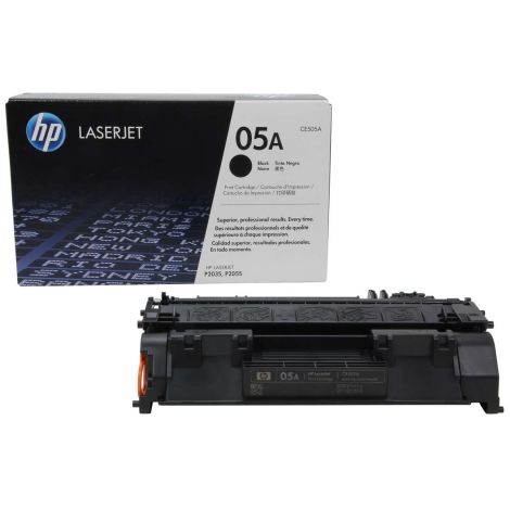 Toner HP CE505A (05A), černá (black), originál