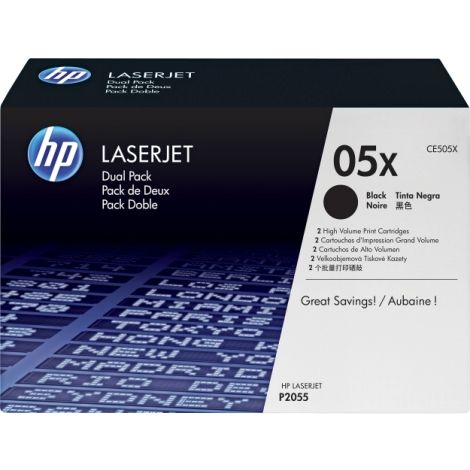 Toner HP CE505X (05X), černá (black), originál