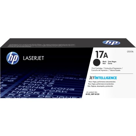 Toner HP CF217A (17A), černá (black), originál