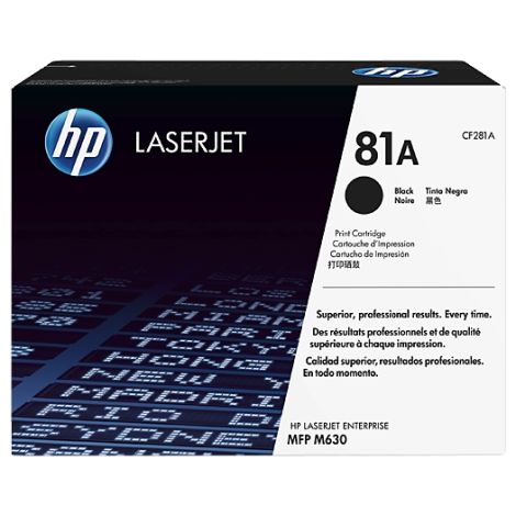 Toner HP CF281A (81A), černá (black), originál