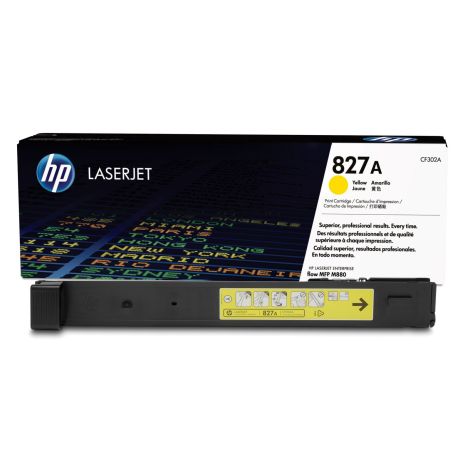 Toner HP 827A, CF302A, žlutá (yellow), originál