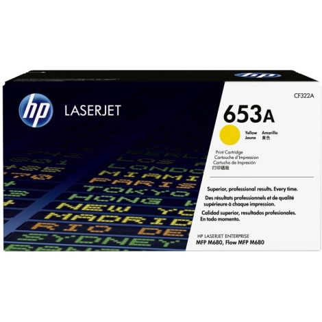 Toner HP 652A, CF322A, žlutá (yellow), originál