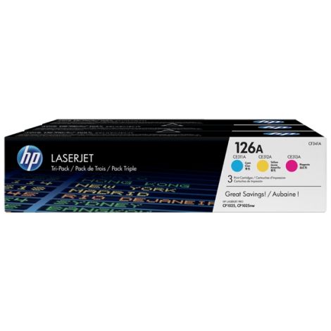 Toner HP CF341A (126A), trojbalení, multipack, originál