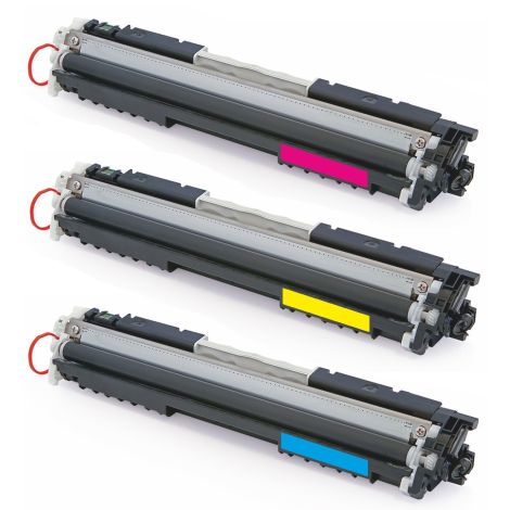 Toner HP CF351A, CF352A. CF353A (130A), trojbalení, multipack, alternativní