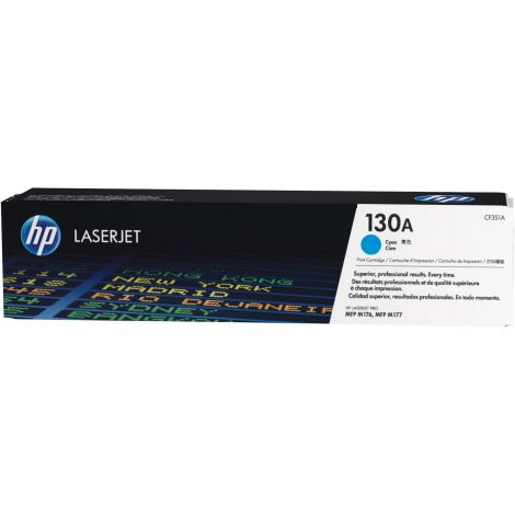 Toner HP CF351A (130A), azurová (cyan), originál