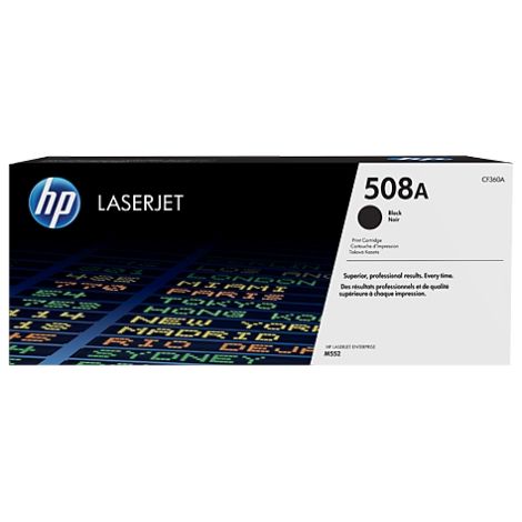 Toner HP CF360A (508A), černá (black), originál