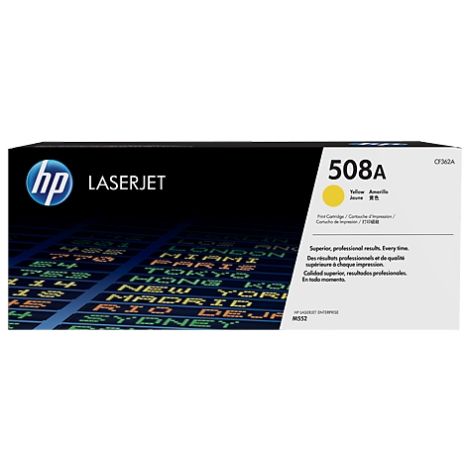 Toner HP CF362A (508A), žlutá (yellow), originál