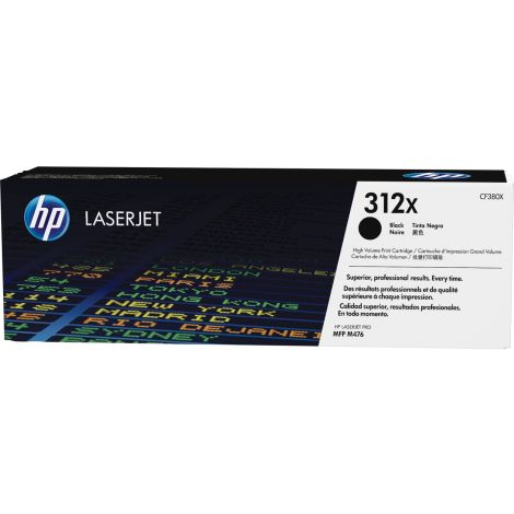 Toner HP CF380X (312X), černá (black), originál