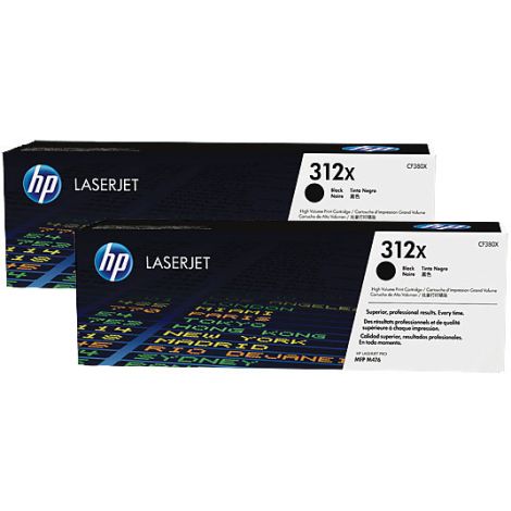 Toner HP CF380XD (312X), dvojbalení, černá (black), originál