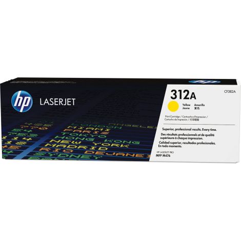 Toner HP CF382A (312A), žlutá (yellow), originál