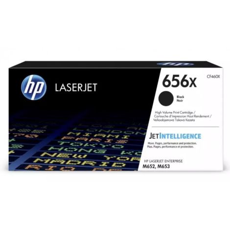 Toner HP 656X, CF460X, černá (black), originál