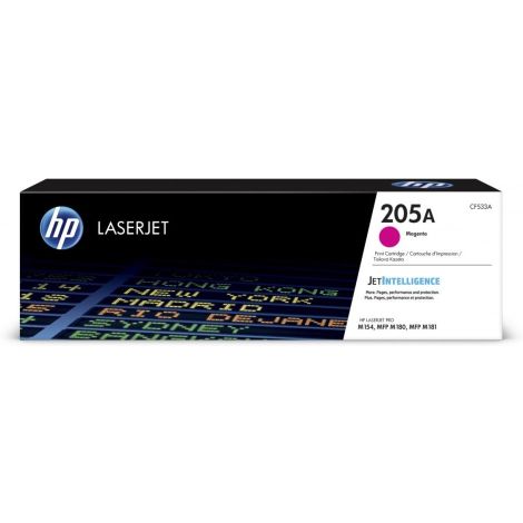 Toner HP CF533A, purpurová (magenta), originál