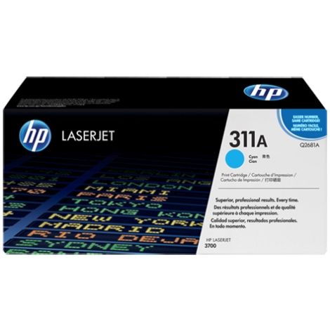 Toner HP Q2681A (311A), azurová (cyan), originál