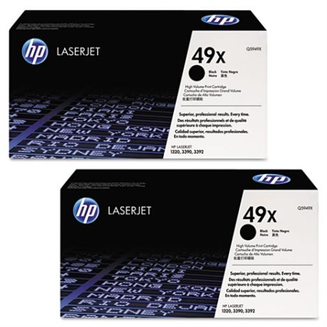 Toner HP Q5949XD (49X), dvojbalení, černá (black), originál