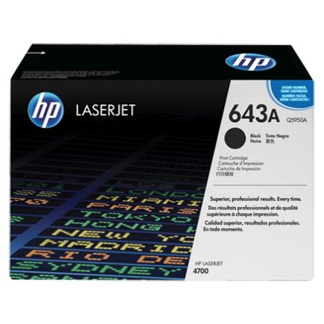 Toner HP Q5950A (643A), černá (black), originál