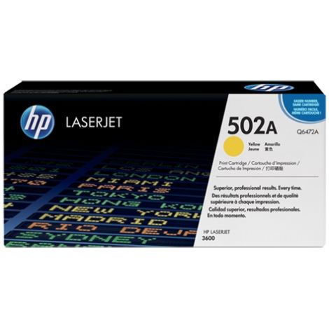 Toner HP Q6472A (502A), žlutá (yellow), originál