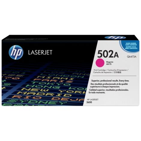 Toner HP Q6473A (502A), purpurová (magenta), originál