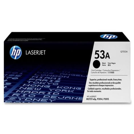 Toner HP Q7553A (53A), černá (black), originál