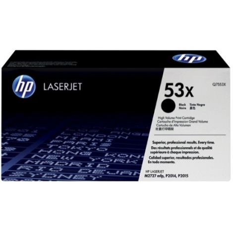 Toner HP Q7553X (53X), černá (black), originál