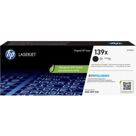 Toner HP 139X, W1390X, černá (black), originál