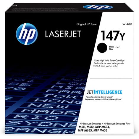 Toner HP 147Y, W1470Y, černá (black), originál