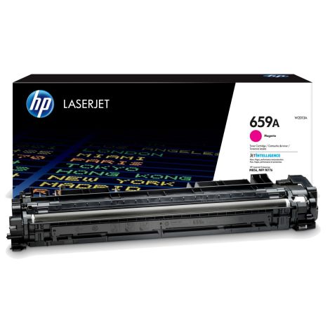 Toner HP 659A, W2013A, purpurová (magenta), originál