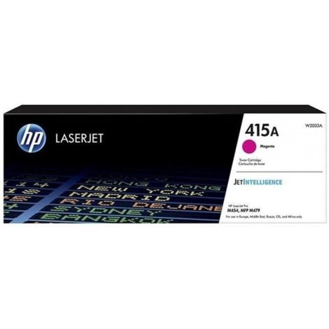 Toner HP W2033A (415A), purpurová (magenta), originál