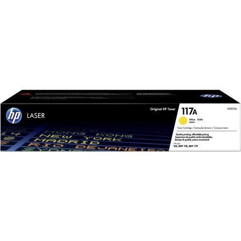 Toner HP W2072A (117A), žlutá (yellow), originál