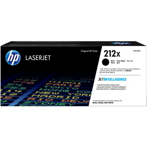 Toner HP 212X, W2120X, černá (black), originál