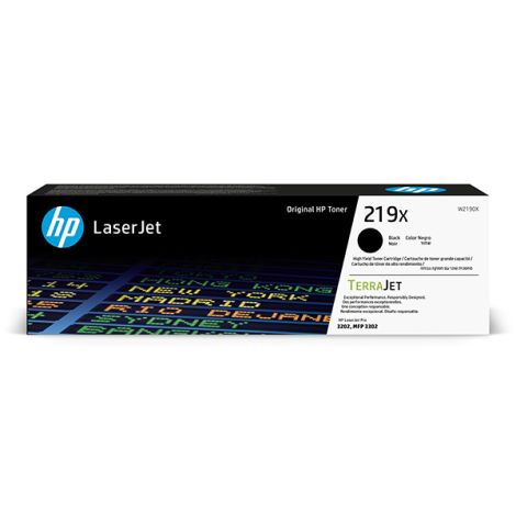 Toner HP 219X, W2190X, černá (black), originál