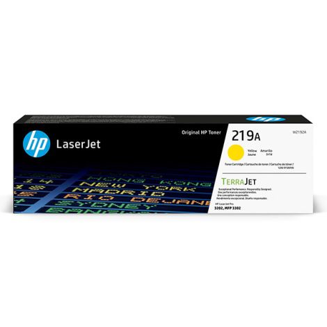 Toner HP 219A, W2192A, žlutá (yellow), originál