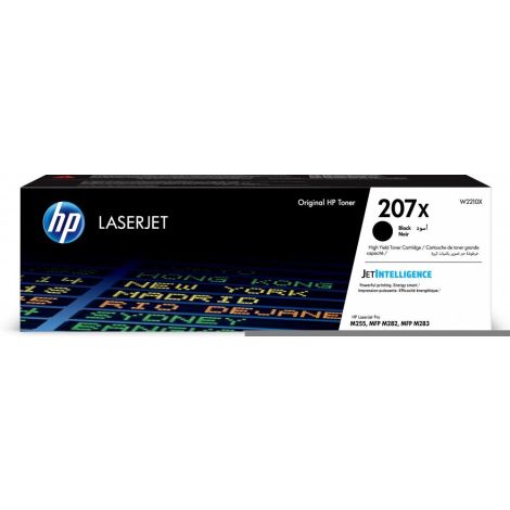 Toner HP W2210X (207X), černá (black), originál