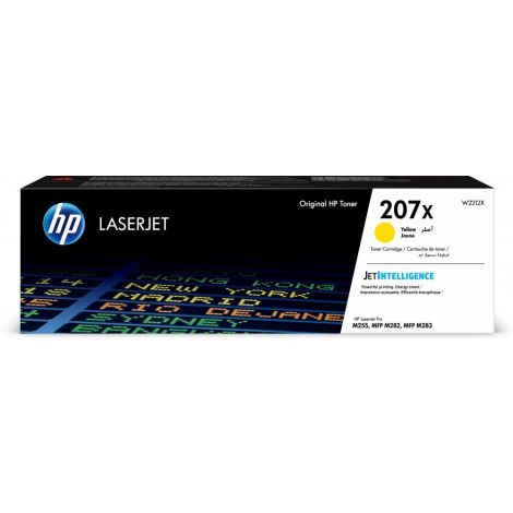 Toner HP W2212X (207X), žlutá (yellow), originál