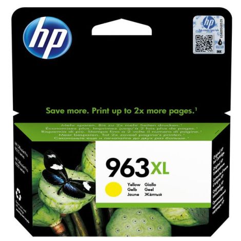 Cartridge HP 963 XL, 3JA29AE, žlutá (yellow), originál