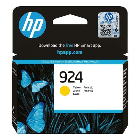 Cartridge HP 924, 4K0U5NE, žlutá (yellow), originál