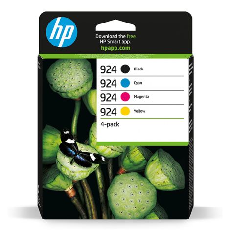 Cartridge HP 924, 6C3Z1NE, CMYK, multipack, originál