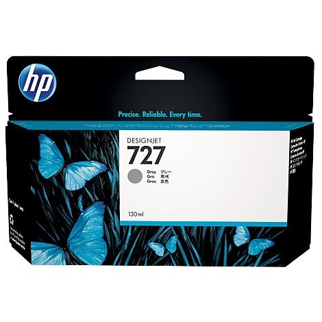 Cartridge HP 727, B3P24A, šedá (gray), originál