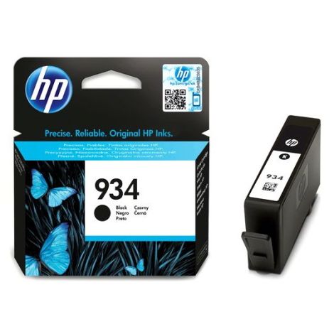 Cartridge HP 934, C2P19AE, černá (black), originál