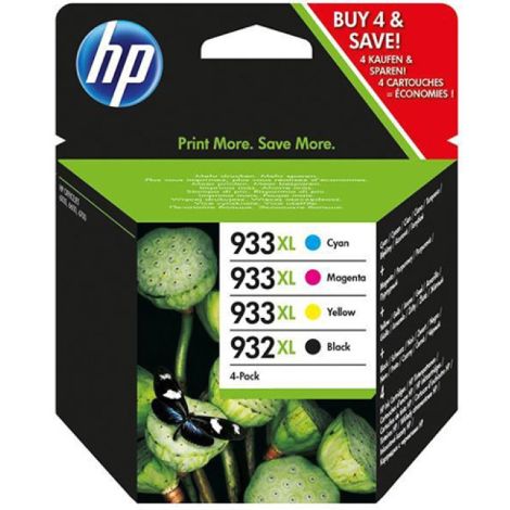 Cartridge HP 932 XL + 933 XL (C2P42AE), CMYK, 4-pack, multipack, originál