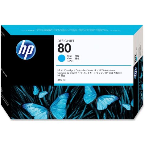 Cartridge HP 80 XL (C4846A), azurová (cyan), originál