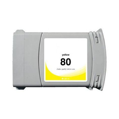 Cartridge HP 80 XL (C4848A), žlutá (yellow), alternativní