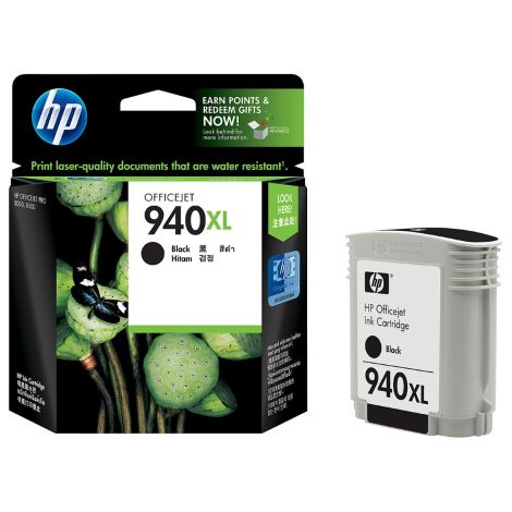 Cartridge HP 940 XL (C4906AE), černá (black), originál