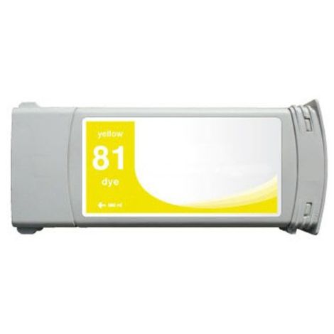 Cartridge HP 81 (C4933A), žlutá (yellow), alternativní