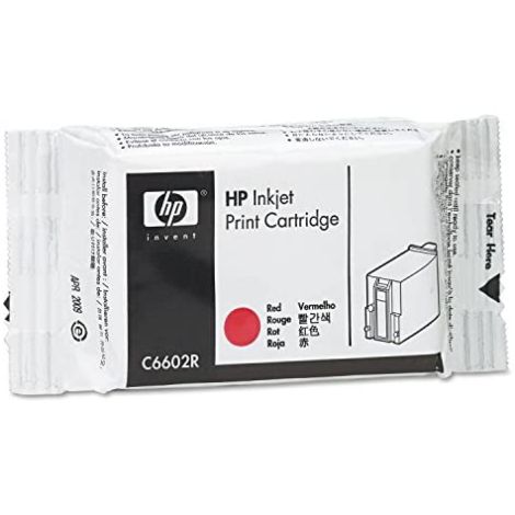 Cartridge HP C6602R, červená (red), originál