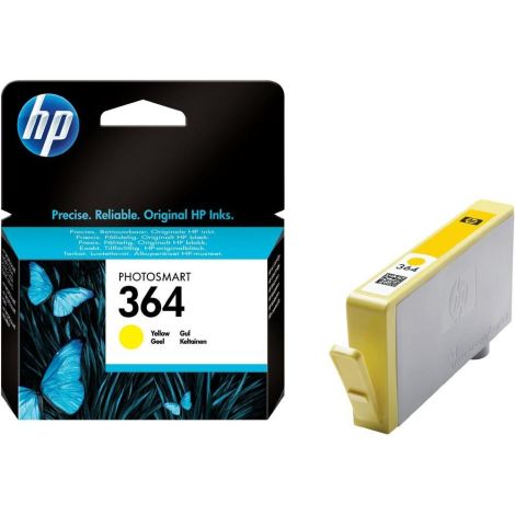 Cartridge HP 364 (CB320EE), žlutá (yellow), originál