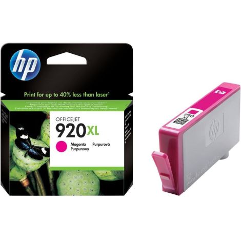 Cartridge HP 920 XL (CD973AE), purpurová (magenta), originál