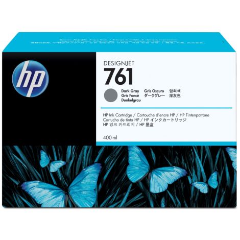 Cartridge HP 761 (CM996A), tmavá šedá (dark gray), originál